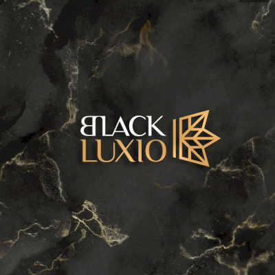 طراحی لوگو برند BLACK LUXIO