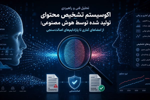 تشخیص محتوای تولید شده با هوش مصنوعی