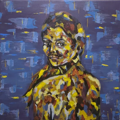 نقاشی  پرتره انتزاعی