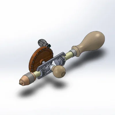 طراحی دریل ماشین دستی برای درس طراحی اجزا